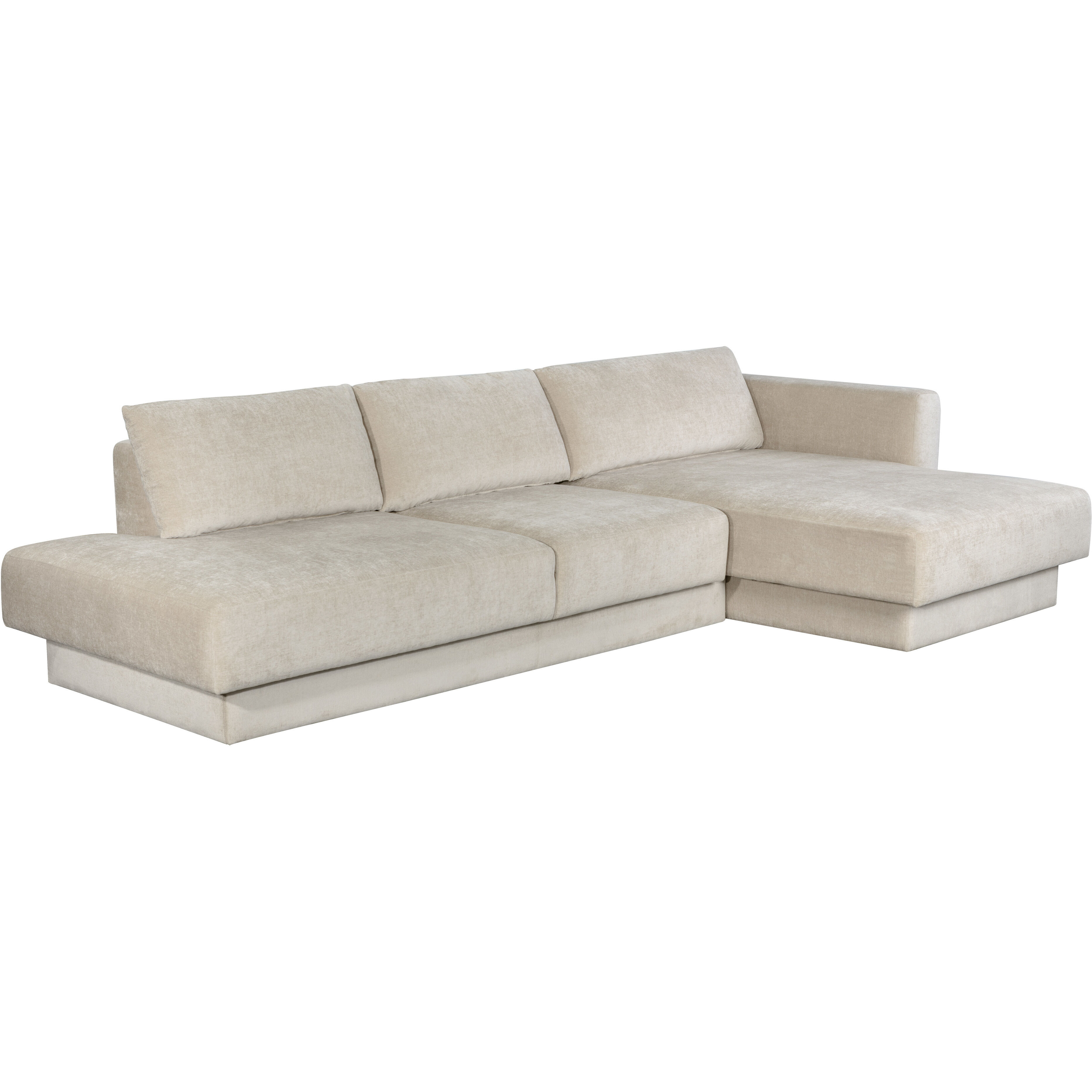 Tecoma Danny Cream Sofa Chaise, RAF